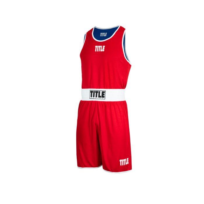 

Форма для бокса TITLE Reversible Aerovent Elite Amateur Boxing Set Двухсторонняя Синяя/Красная XL, Красный