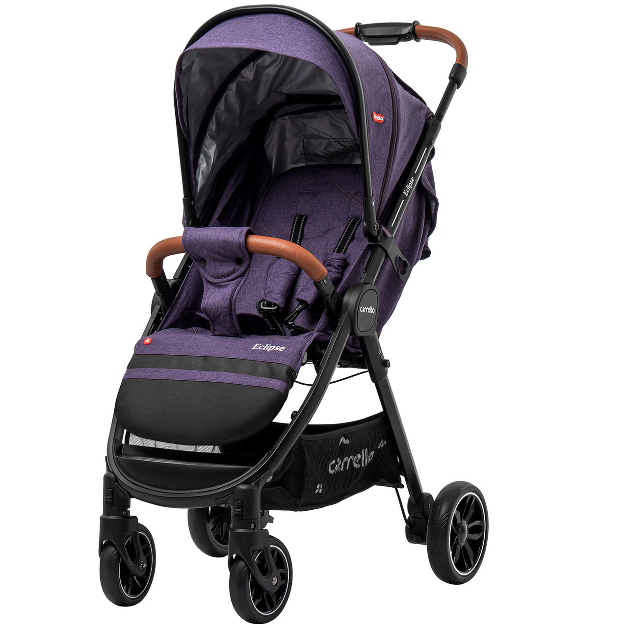 

Коляска прогулочная CARRELLO Eclipse CRL-12001/1 Plum Purple в льне +дождевик M /1