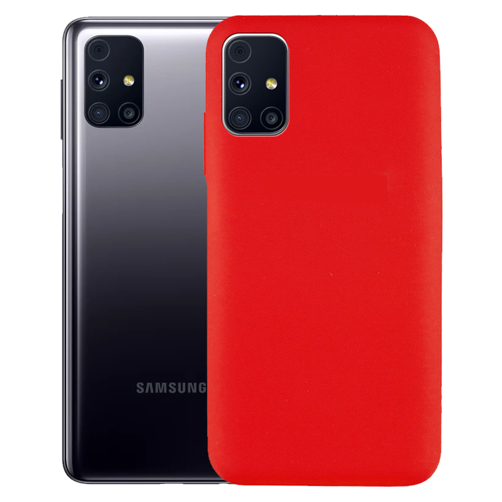 

Чехол для Samsung M31s 2020 M317 силиконовый Full Cover Червоний