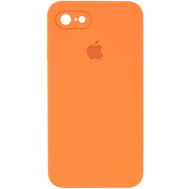 

Чехол Silicone Case Square Full Camera Protective (AA) для Apple iPhone 7 / 8 / SE (2020) (4.7"), Оранжевый / papaya