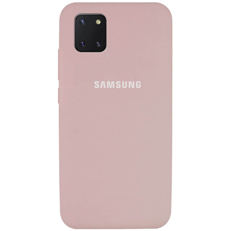 

Чехол Silicone Cover Full Protective (AA) для Samsung Galaxy Note 10 Lite (A81) Розовый / Pink Sand