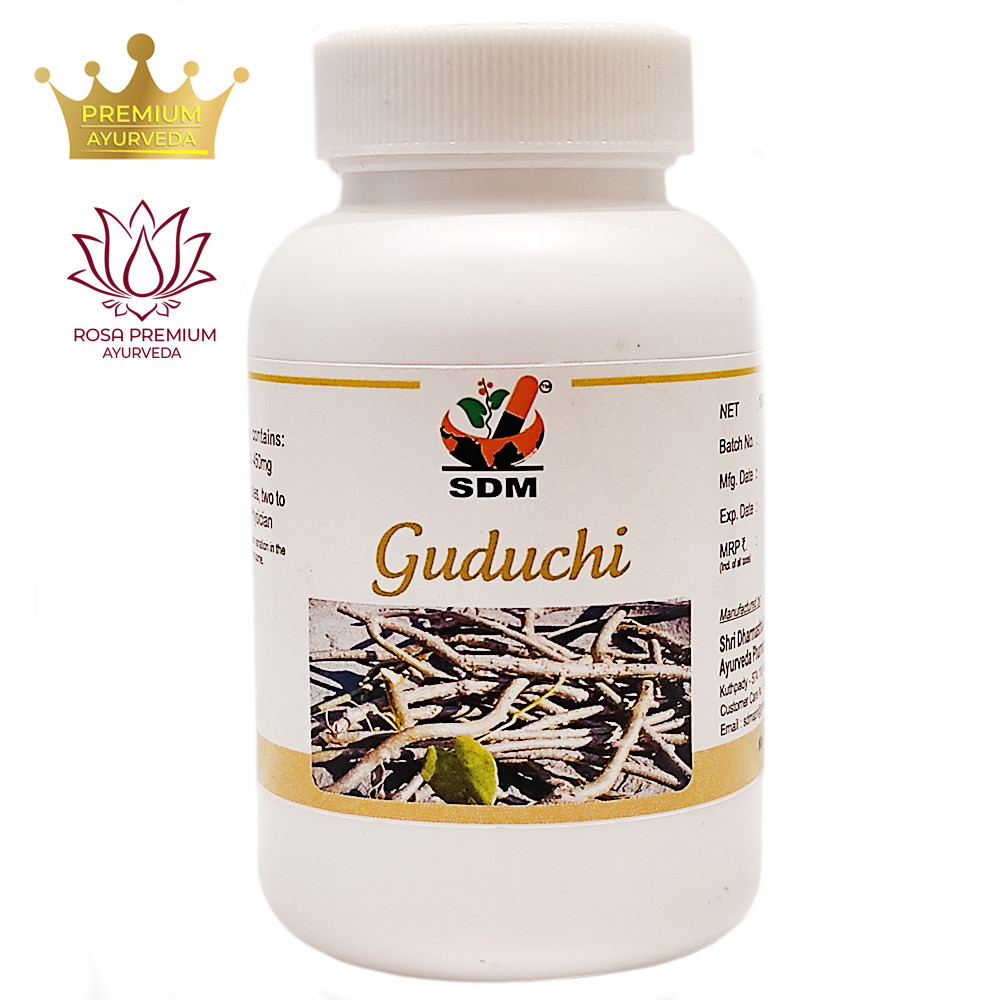 

Гудучи капсулы (Guduchi Capsules, SDM), 100 капсул - Аюрведа премиум качества