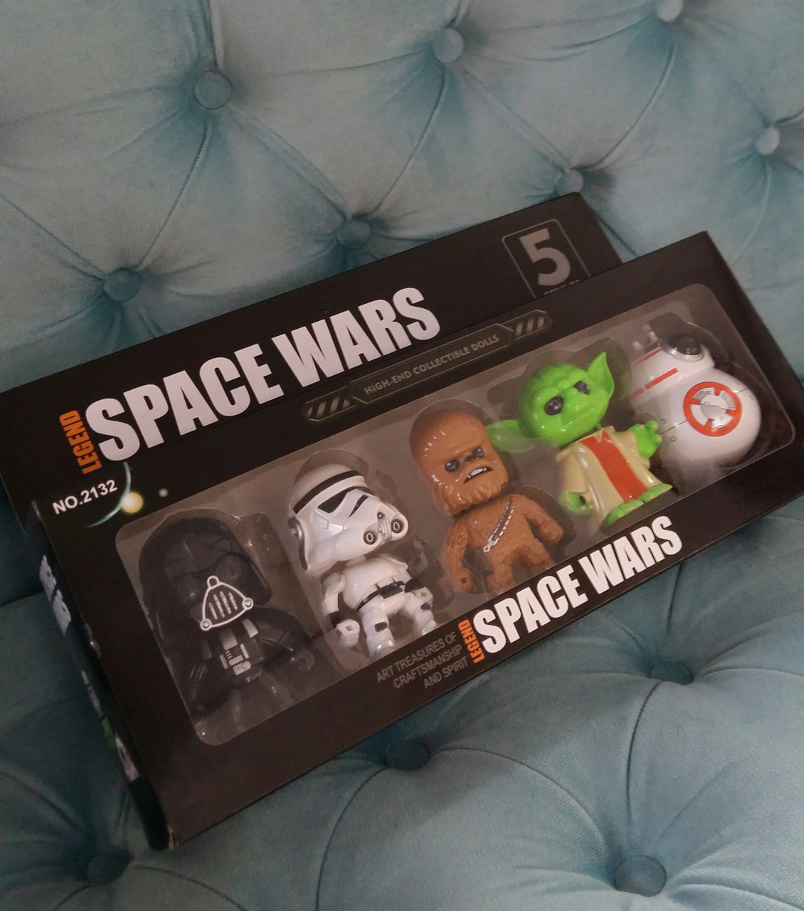 

Герои звездных войн 5 героев в коробке, подвижная голова, Space Wars 2132