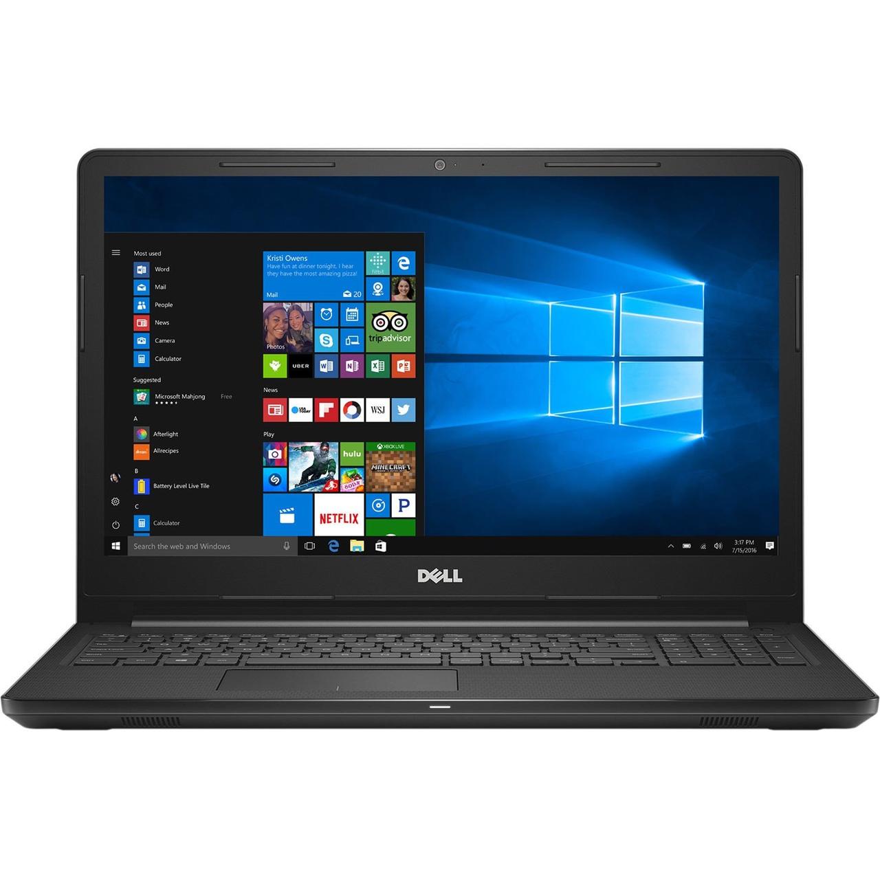 

Ноутбук Dell Inspiron 15 3567-Intel Core i3-7020-2.30GHz-16Gb-DDR4-128Gb-SSD-W15.6-(B)- Б/У, Черный