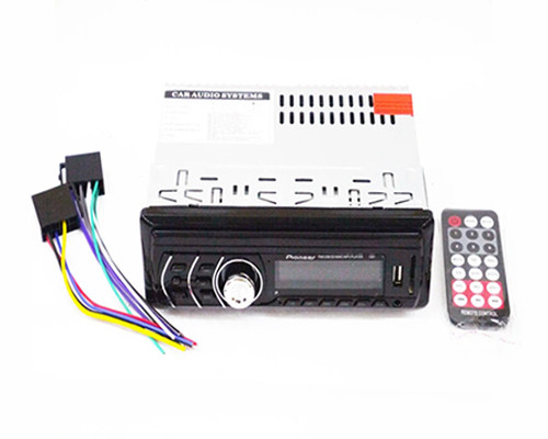 

Автомагнитола Pioneer 1581 Usb+RGB подсветка+Sd+Fm+Aux+ пульт (4x50W)