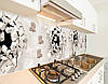 Кухонная панель жесткая ПЭТ с кирпичной стеной проломленной, с двухсторонним скотчем 62 х 205 см, 1,2 мм, фото 5