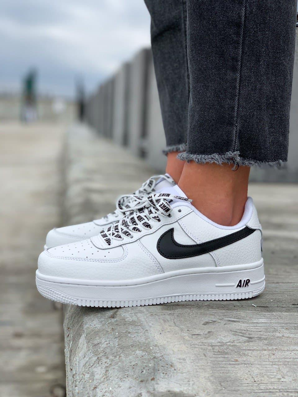 

Женские кроссовки Nike Air Force NBA White Black 39, Белый