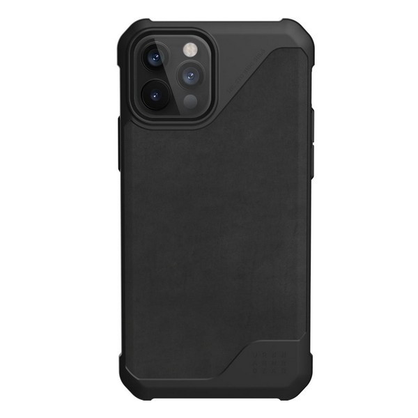 

Накладка для iPhone 12 Pro/iPhone 12 UAG Metropolis LT Leather Black (11235O118340)