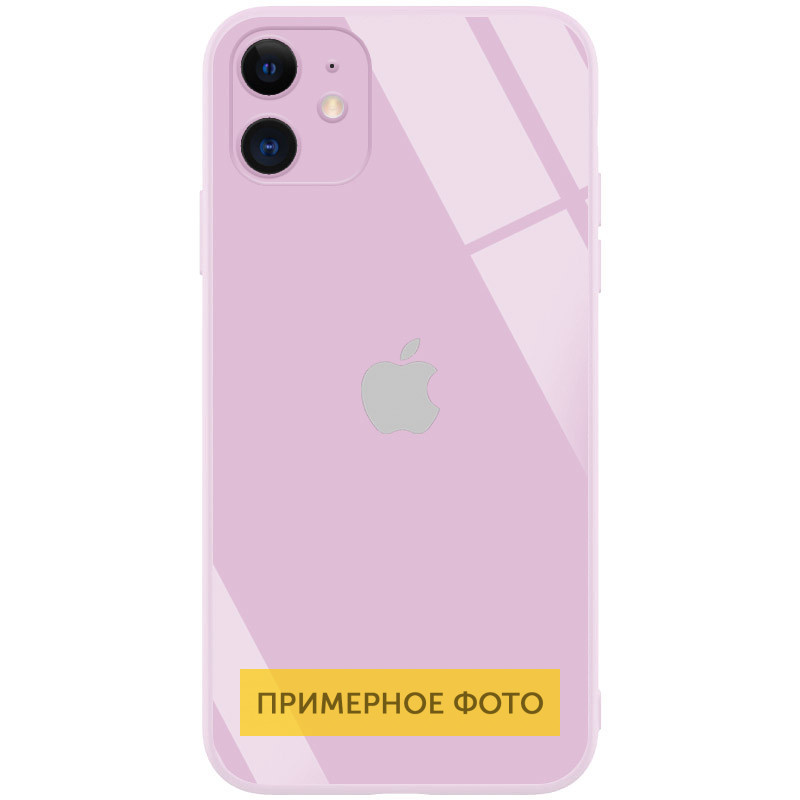 

TPU+Glass чехол GLOSSY Logo (opp) для Apple iPhone XS Max (6.5") Лиловый / Lilac Pride