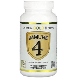 

Витамины и минералы California Gold Nutrition Immune 4 (180 капсул.)