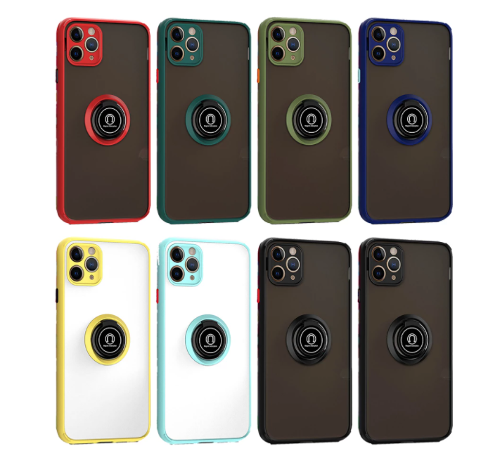 

Матовый чехол с кольцом и магнитом RING CASE 3В1 на телефон Samsung S20 Plus / Самсунг S20 Plus, Разные цвета