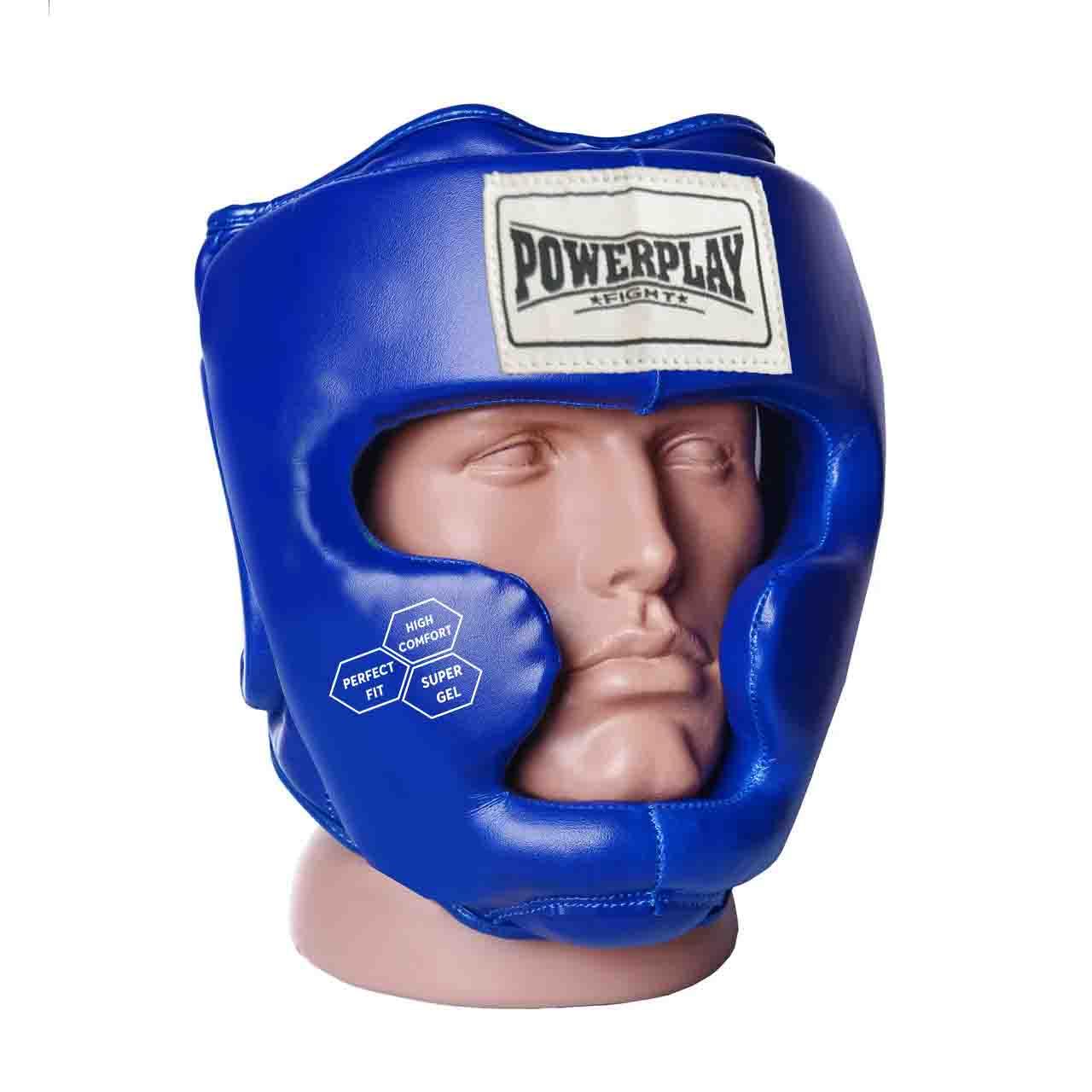 

Боксерський шолом тренувальний PowerPlay 3043 Синій M