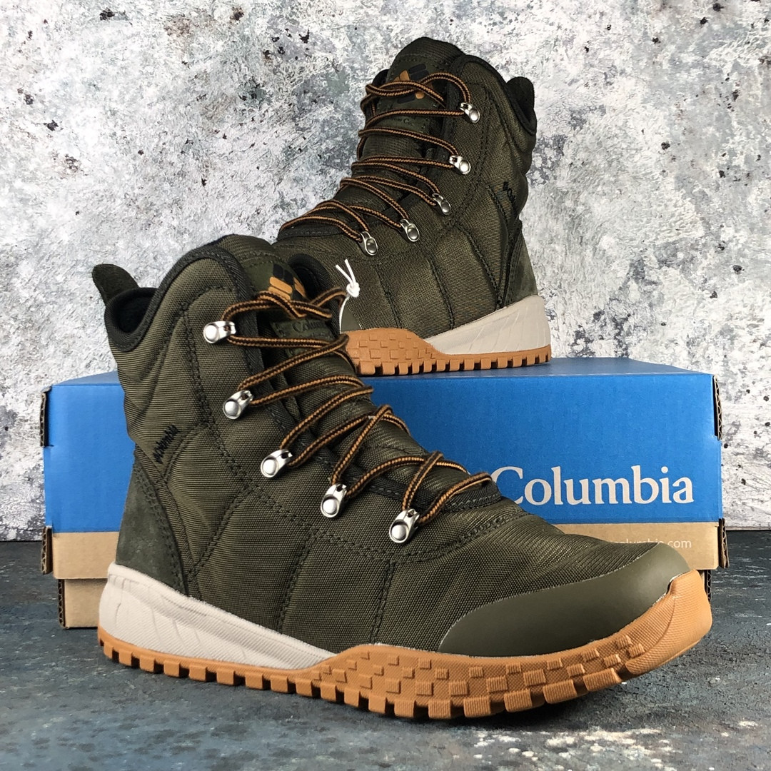 

Кроссовки зимние Columbia Fairbanks Omni-Heat Nori Canyon Gold мужские, код IN-BM2806 - 384 42.5, Хаки