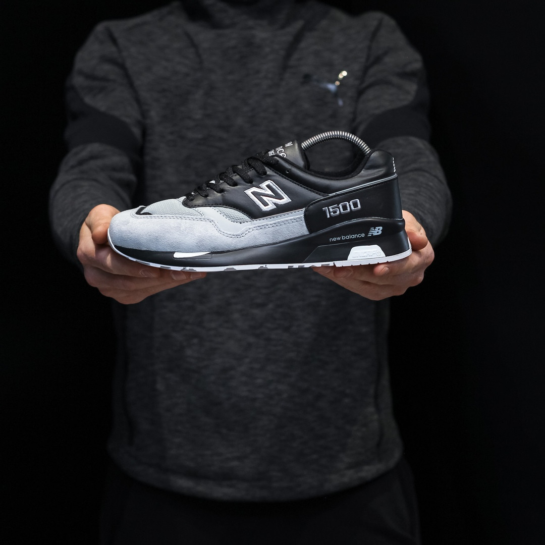 

Кроссовки мужские New Balance 1500 (Нью Баланс 1500), серые с черным, код DK-1297 45, Серый