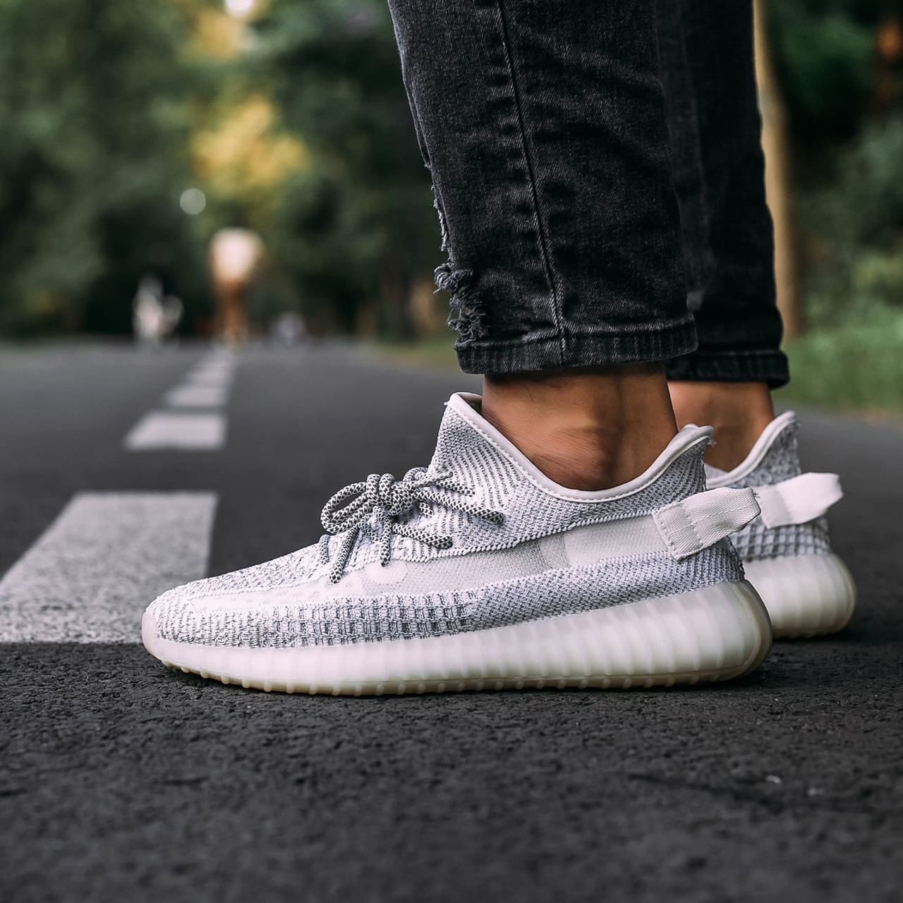 

Кроссовки мужские Adidas Yeezy Boost 350 V2 All Reflectiv, рефлектив, Адидас ИзиБуст 350, код IN-204, Серый