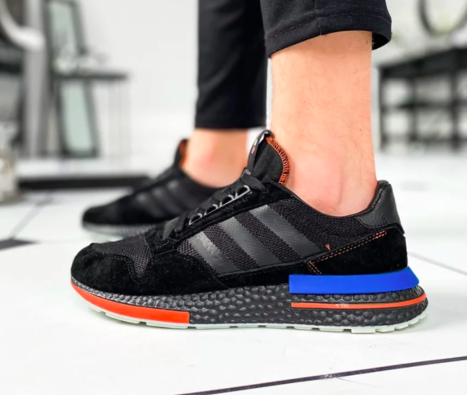 

Кроссовки мужские Adidas x TFL ZX 500 RM черные, Адидас Зет Икс 500, замша, текстиль. код KS-1612 44, Черный