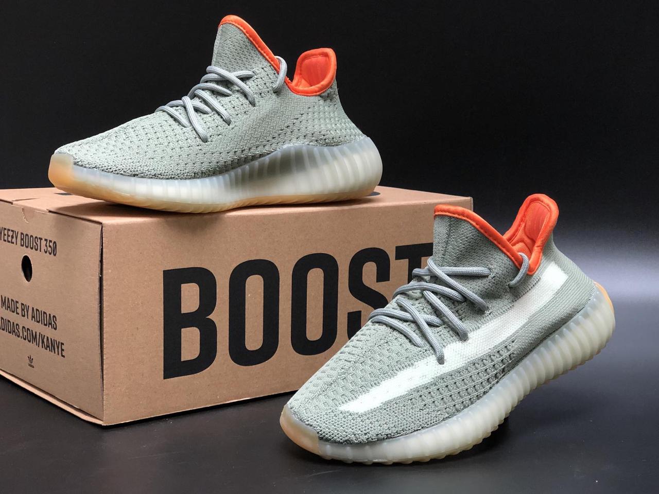 

Кроссовки женские Adidas Yeezy Boost 350 серые, Адидас Изи Буст 350, текстильные. код KD-12227 40, Серый