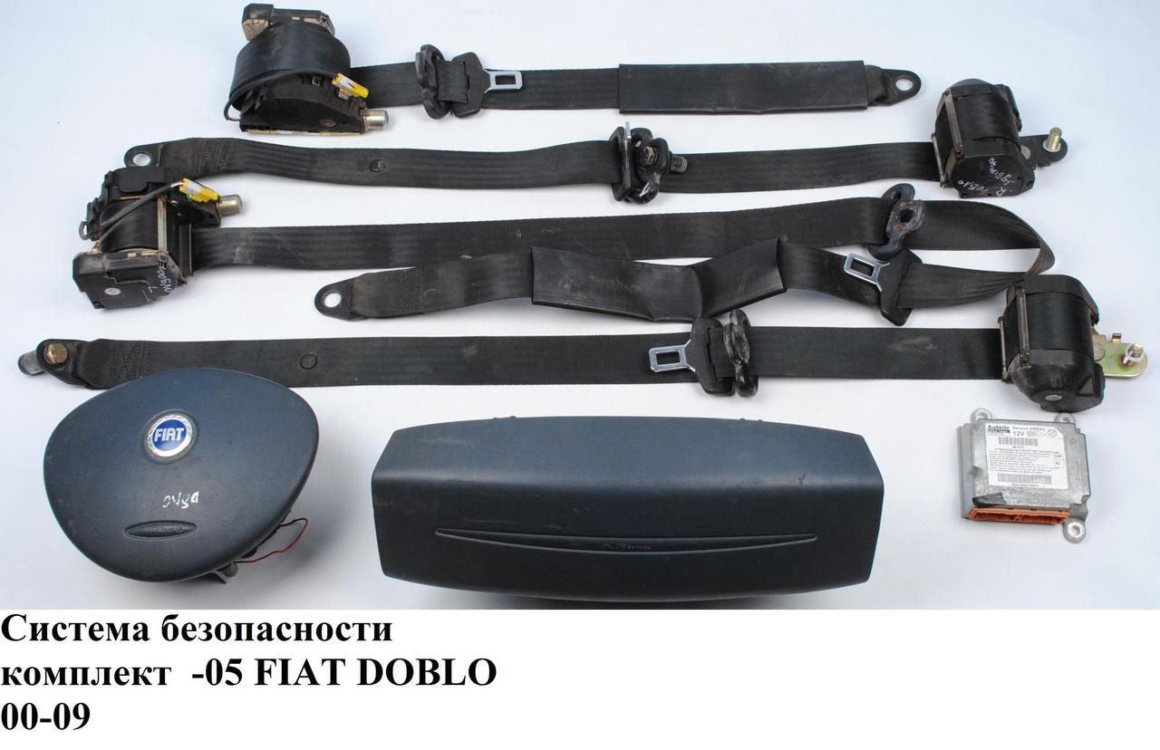 

Система безопасности на 2 подушки -05 FIAT DOBLO 00-09 (ФИАТ ДОБЛО) (46819775, 735407516, 735293601,