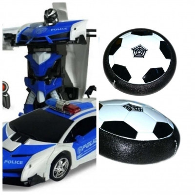 

Машинка Трансформер Lamborghini Police Robot Car в подарок Летающий футбольный мяч HoverBall SKL11-276287