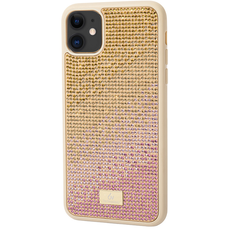 

TPU чехол Bling World Rainbown Design на телефон Apple iPhone 11 (6.1"), Золотой