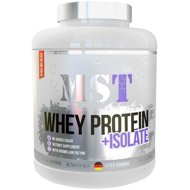 Whey Protein + Isolate MST Nutrition, 2310 грам