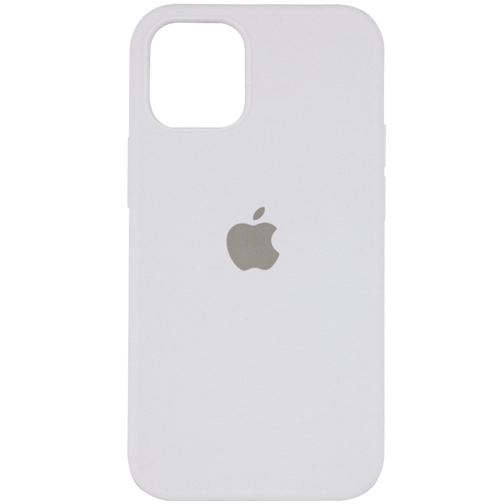 

Чехол Silicone Case Full Protective (AA) для Apple iPhone 12 Pro / 12 (6.1") Белый / White