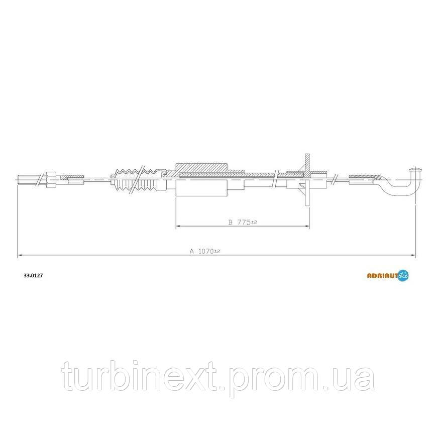 

Трос сцепления Opel Rekord E 1,7-2,0