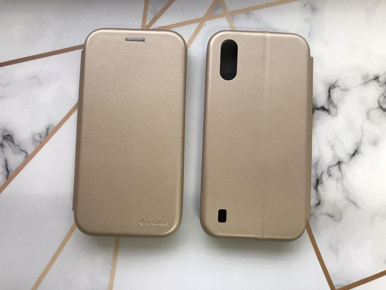 

Чехол-книжка G-Case для Samsung Galaxy A01 Золотистый