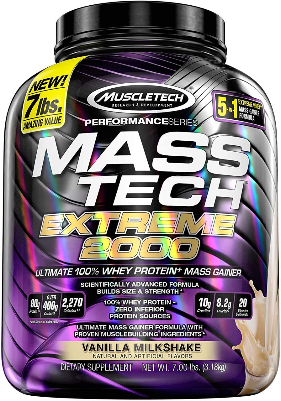 

Гейнер MuscleTech Mass Tech Extreme 2000 7 lb 3,18 кг шоколад