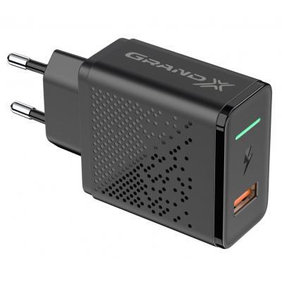 

Зарядное устройство Grand-X Fast Charge 3-в-1 Quick Charge 3.0, FCP, AFC, 18W CH-650 (CH-650, Черный