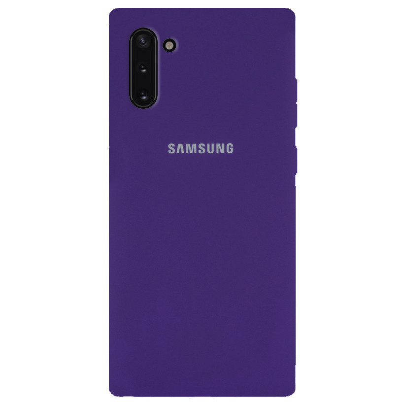 

Чехол Samsung Galaxy Note 10, Silicone Case Full Protective Фиолетовый / Purple