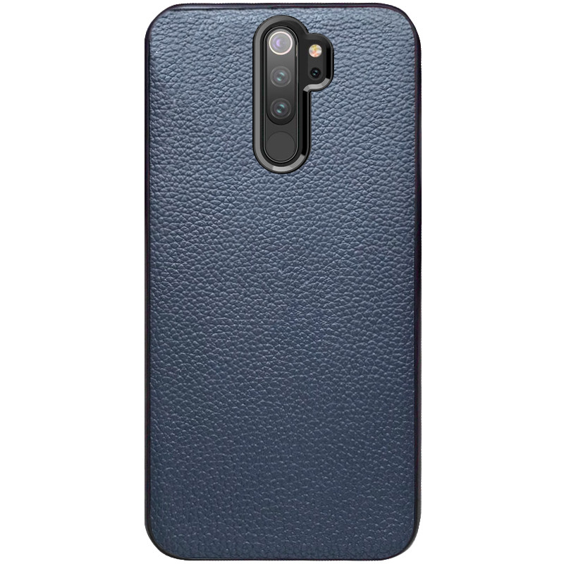 

Чехол Xiaomi Redmi Note 8 Pro, Epic Vivi series, кожаная накладка Xiaomi, Синий
