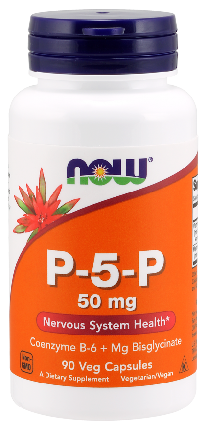 

P-5-P (пиридоксальфосфат) 50мг, Now Foods, 90 гелевых капсул