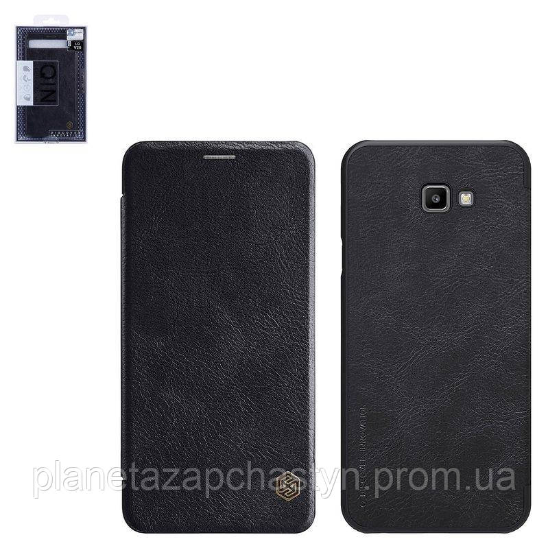 

Чохол Nillkin Qin leather case для Samsung J410 Galaxy J4 Core, J410F Galaxy J4 Core, чорний, книжка, пластик,