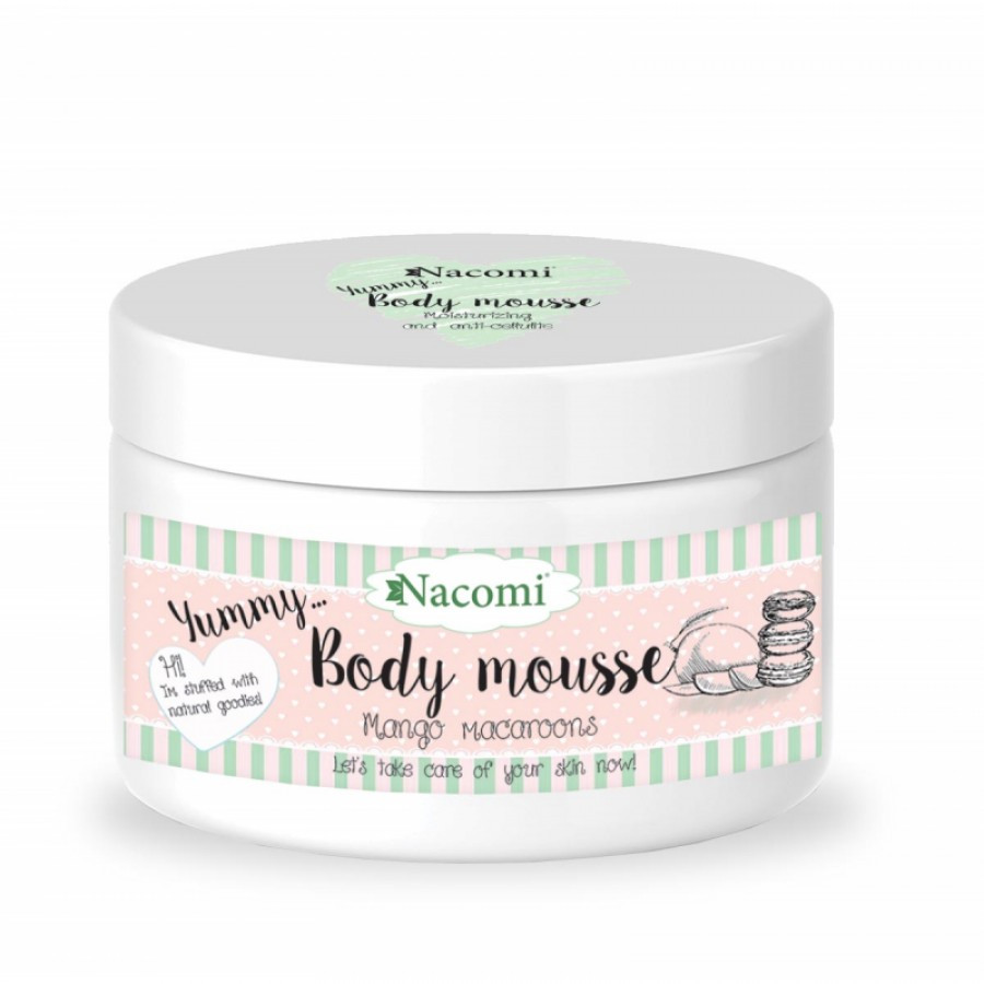 

Мусс для тела Макарун с манго Nacomi Yummy Body Mousse 180 мл (5902539703078)
