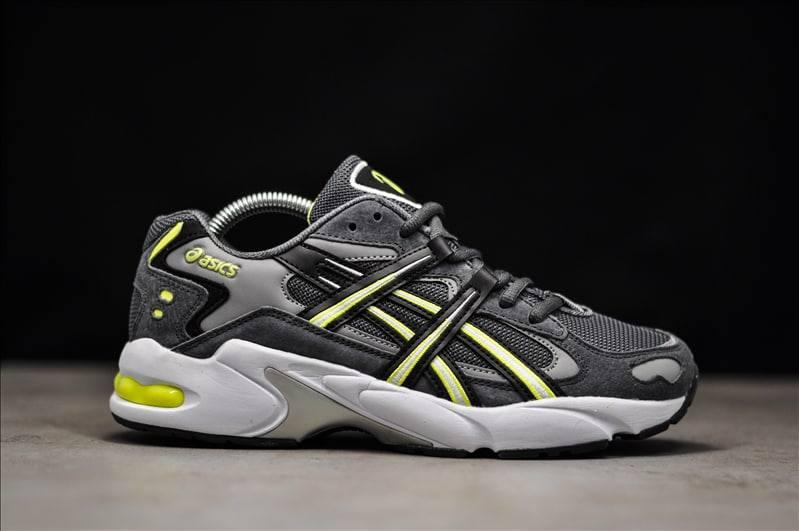 

Кроссовки Asics Gel 5 OG серые с зелёным замшевые текстильные асикс баскетбольные тренировочные, Светло-серый