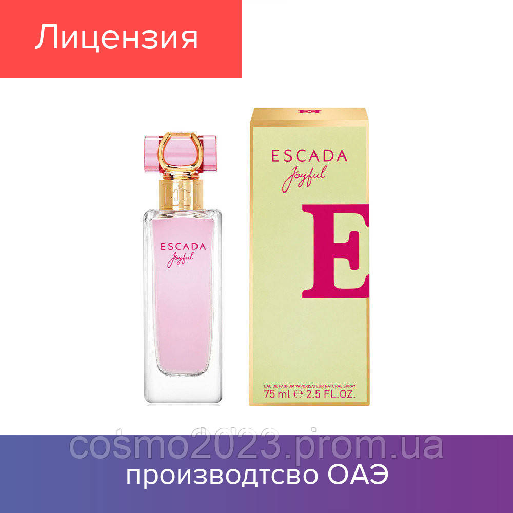 

75 ml Эскада Joyful. Eau de Parfum | Женская парфюмированная вода Эскада Джойфул 75мл