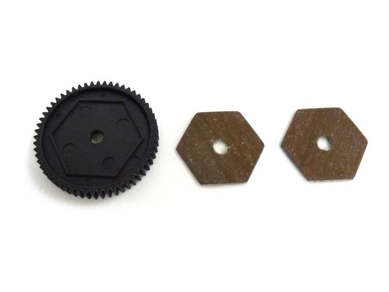 

31611 Main Gear 56T and Slipperpads 1P