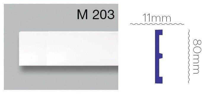 

Плінтус підлоговий поліуретановий Harmony M 203