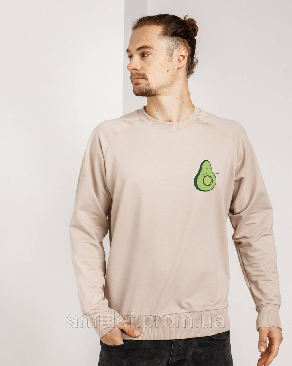 

Свитшоты парные с принтом AVOCADO, Красный