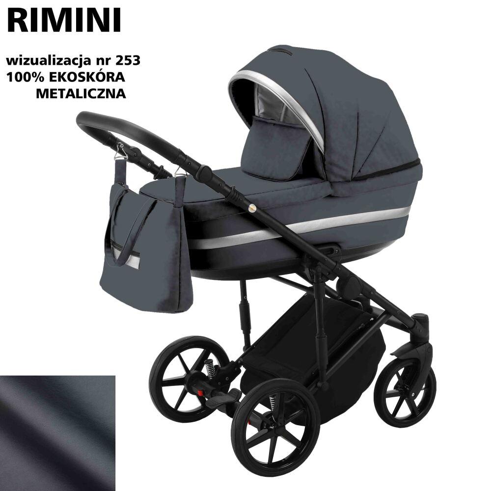 

625259 Коляска 2 в 1 Adamex Rimini ECO кожа 100% RI-253