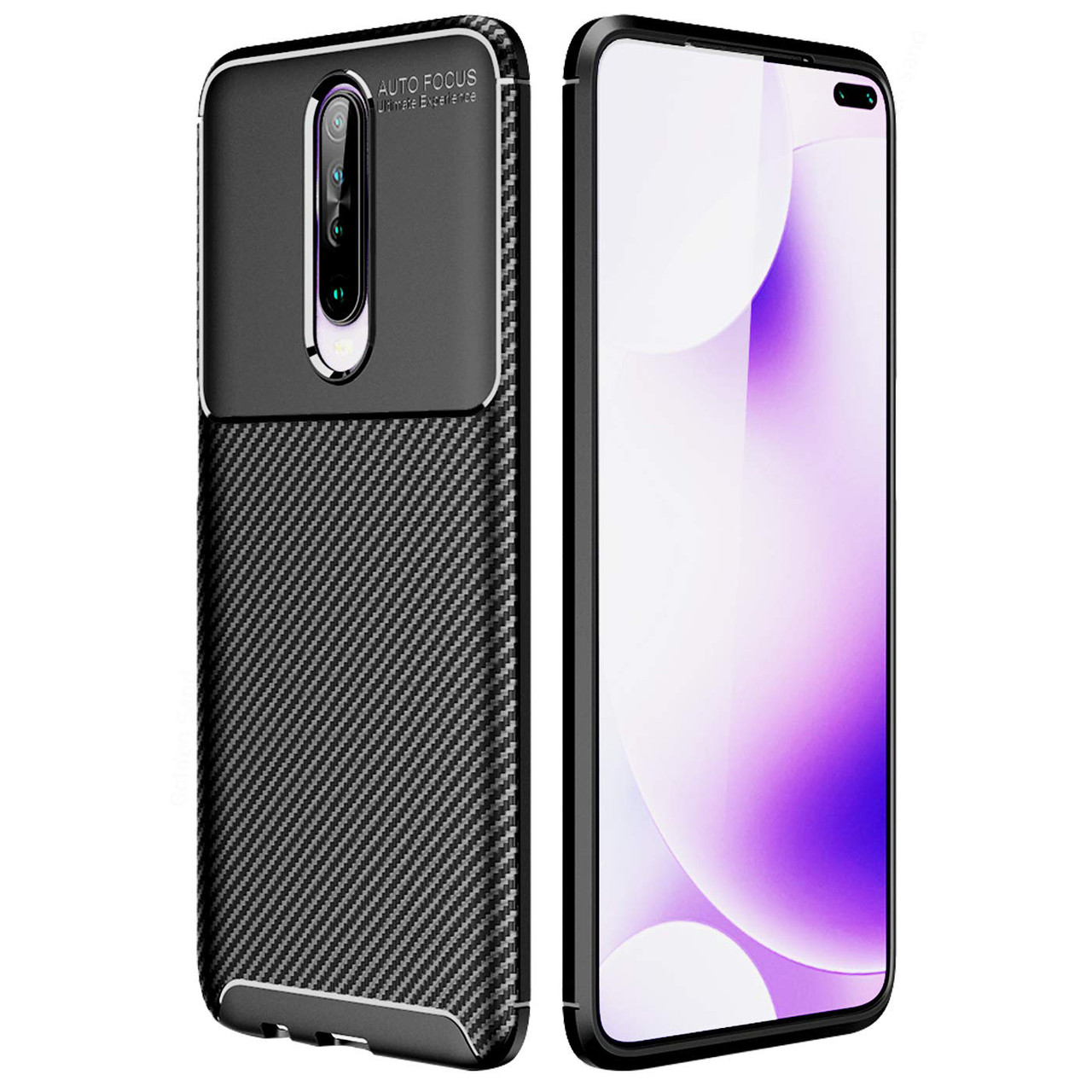 

Чехол Carbon Case для Xiaomi Redmi K30 / Poco X2 Black, Черный