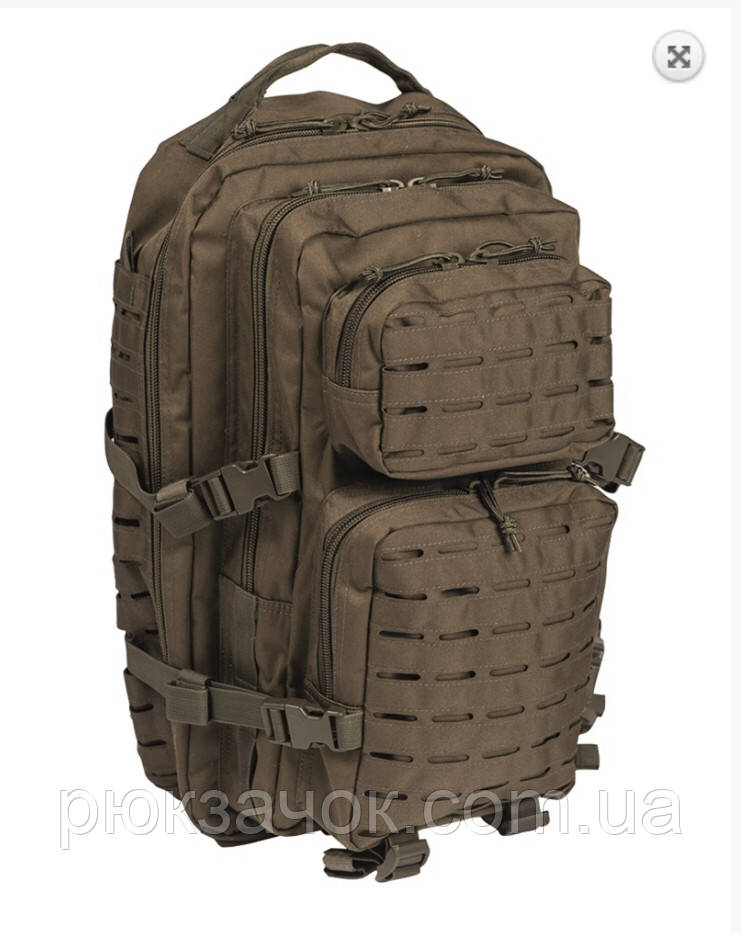 

Рюкзак "Mil-tec" us ASSAULT pack LG LAZER CUT Olive 36л