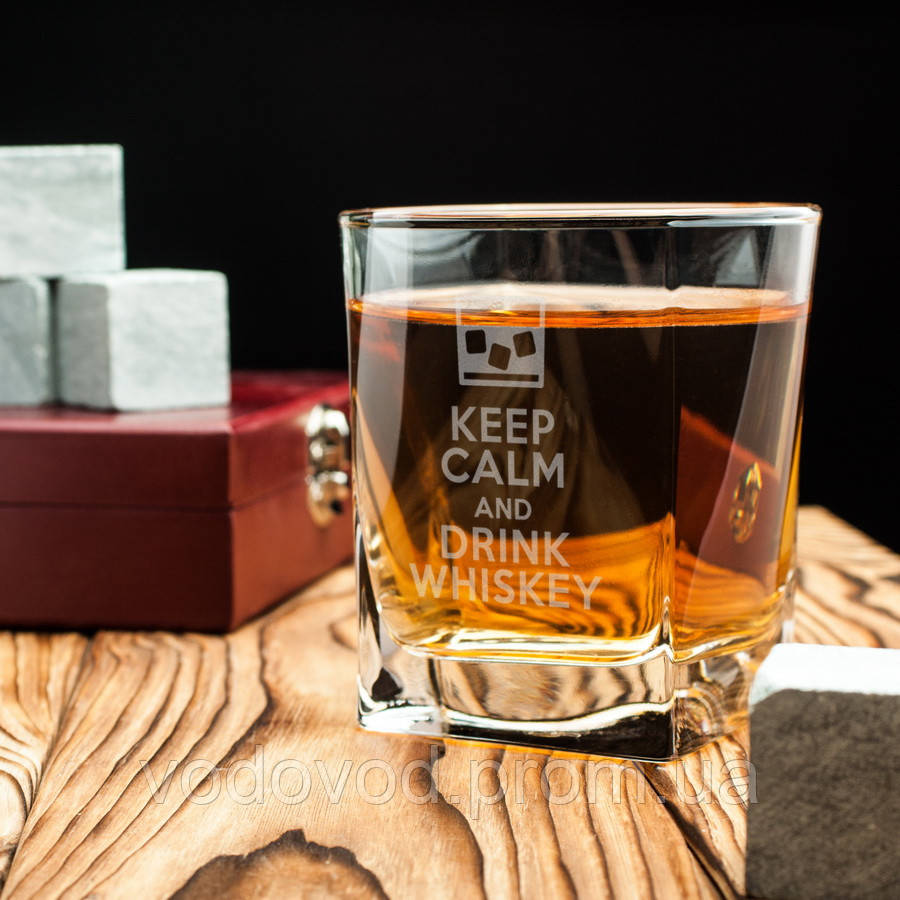 

Стакан для виски "Keep calm and drink whiskey"