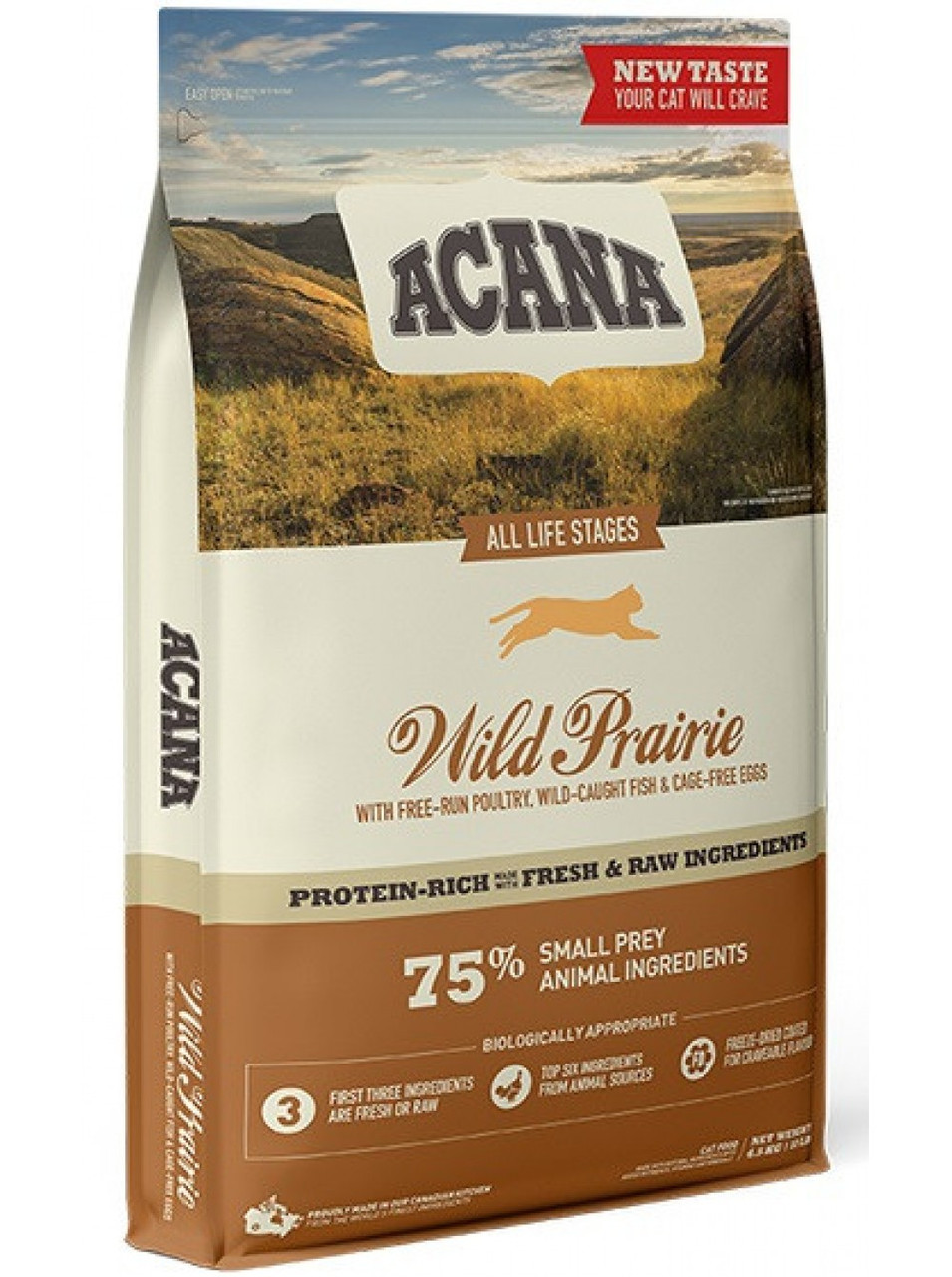 

Сухой корм Acana Wild Prairie Cat (Акана) для кошек всех пород и возрастов с цыпленком и рыбой 4.5 кг