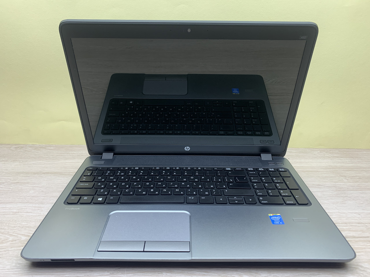 

Ноутбук Hp ProBook 450 G1 15.6 HD/ i5-4200m 2(4)x max3.1GHz/ HD8750M 2Gb/ RAM 8Gb/ SSD 120Gb/ АКБ 46Wh/ Сост., Черный