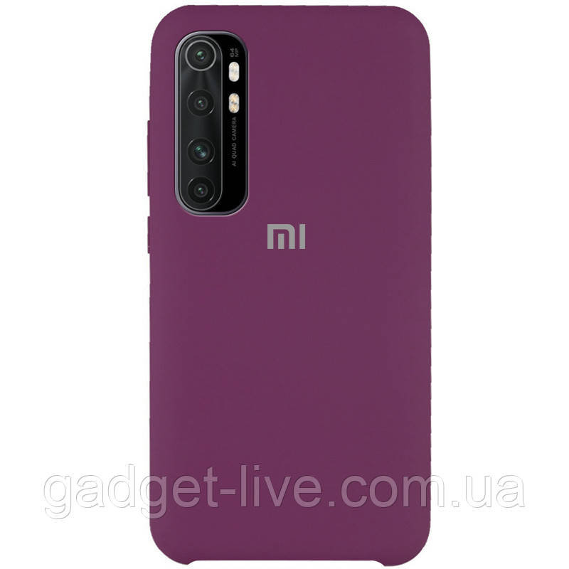 

Чехол Silicone Cover (AAA) для Xiaomi Mi Note 10 Lite, Фиолетовый / grape