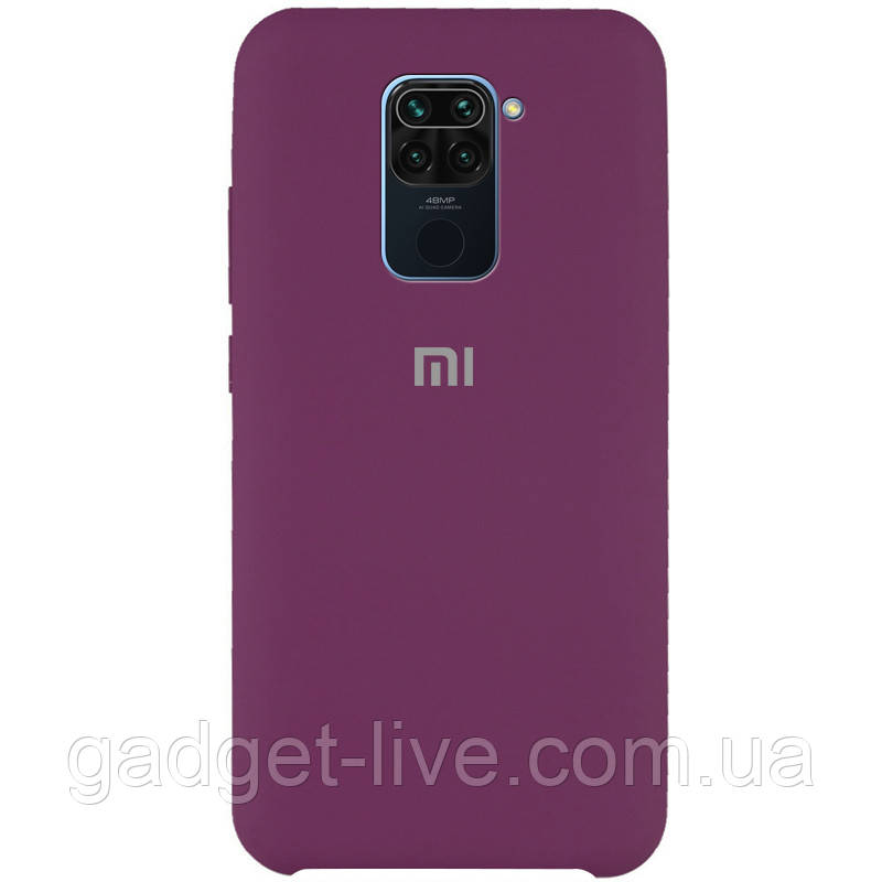 

Чехол Silicone Cover (AAA) для Xiaomi Redmi Note 9 / Redmi 10X, Фиолетовый / grape