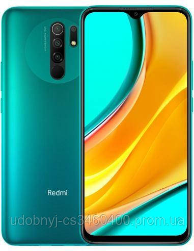 

Смартфон с мощным аккумулятором и большим дисплеем Xiaomi Redmi 9 4/64Gb green Global (Гарантия 12 мес), Зелёный