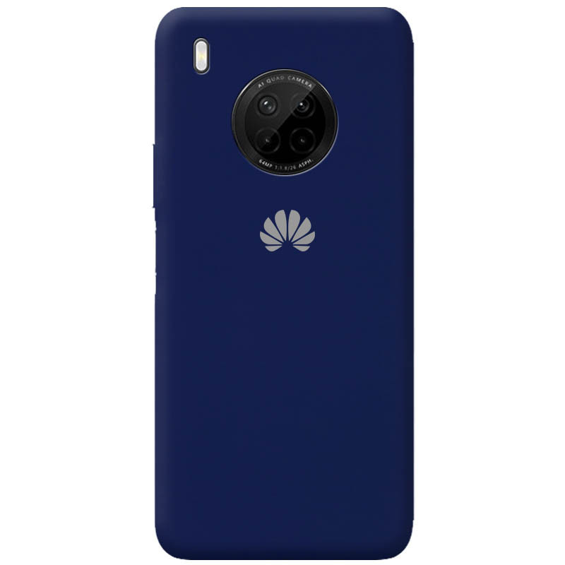 

Противоударный Защитный Силиконовый Чехол - Накладка Epik Silicone Cover Full Protective (AA) для Huawei Y9a, Темно-синий / midnight blue